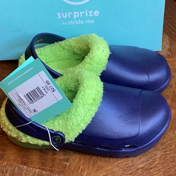 Surprize by Stride Rite Toddler Cozy Gleamer Slip-On Sneakers - navy - new - Picture 4 of 7
